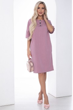 Платье розовое с карманами Lady Taiga(фото2)